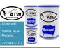 Preview: Chevrolet, Dahlia Blue Metallic, 22 / WA337D: 500ml Lackdose + 500ml Klarlack + 250ml Härter - Set, von ATW Autoteile West.